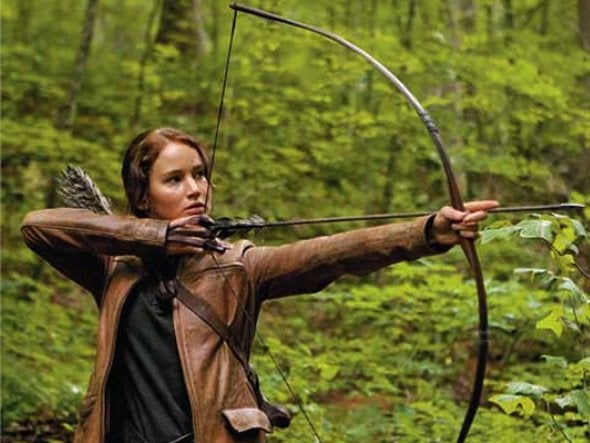 Jennifer Lawrence in The Hunger Games in IMAX
